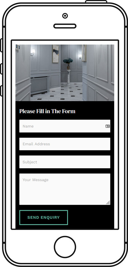 mobile UX layout